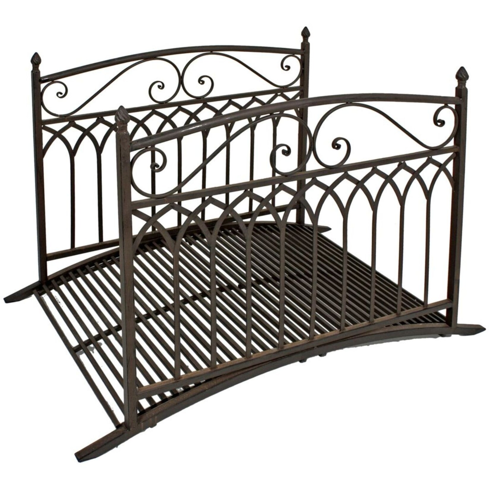 Gartenbrücke YASUR mit Geländer