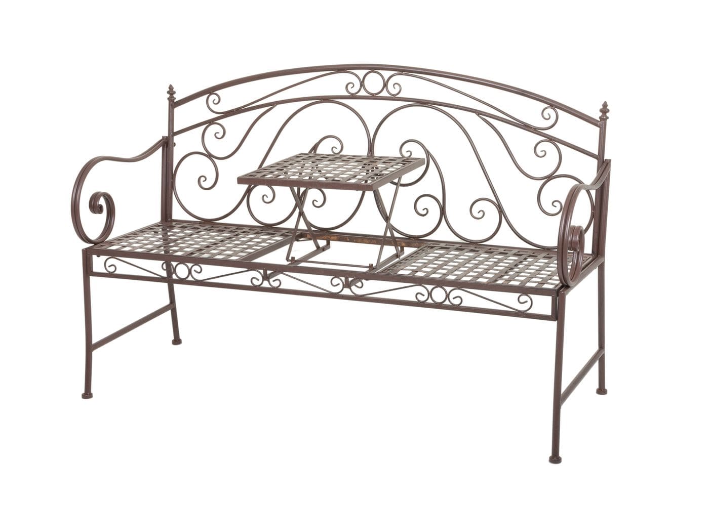 Garden Pleasure Bank SAKET mit hochklappbarem Tisch 