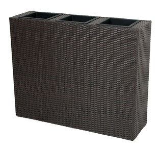 Raumtrenner mit 3 Pflanztöpfen 