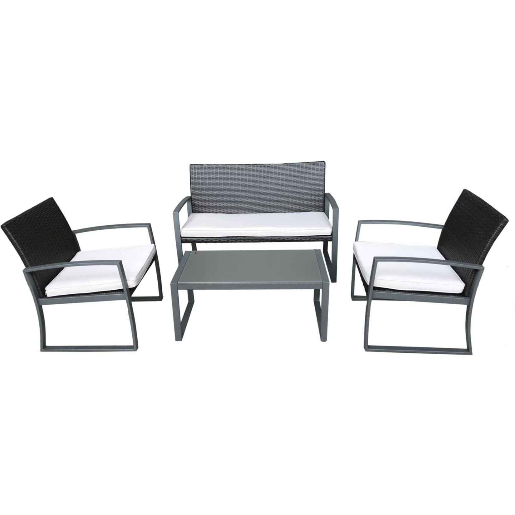 Garden Pleasure Tischgruppe GARDA, 4-teilig 