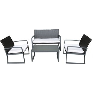 Garden Pleasure Tischgruppe GARDA, 4-teilig 