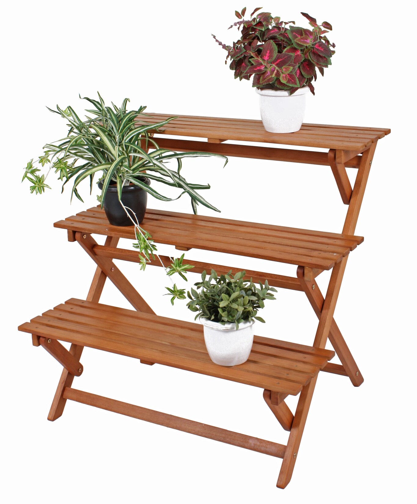 Pflanztreppe, 3 Etagen, klappbar