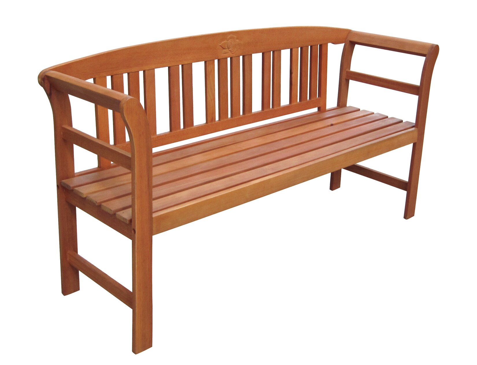 Bank HARLAND mit Rose, 3-Sitzer