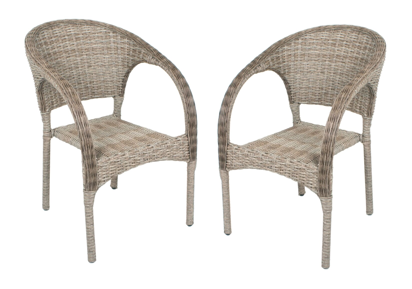 2er Set Stapelstuhl BASTIA