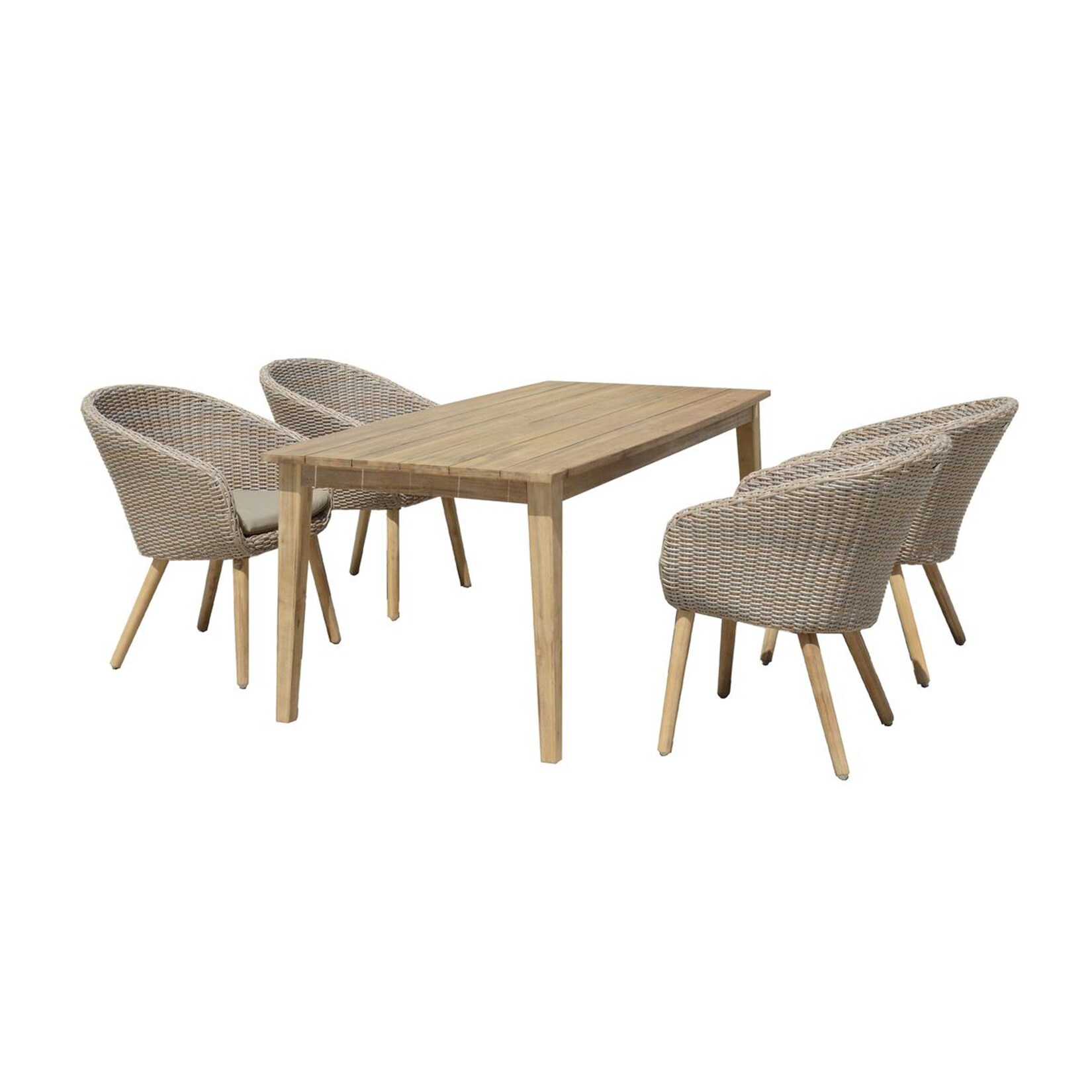 4 x Stuhl VISALIA mit Auflage