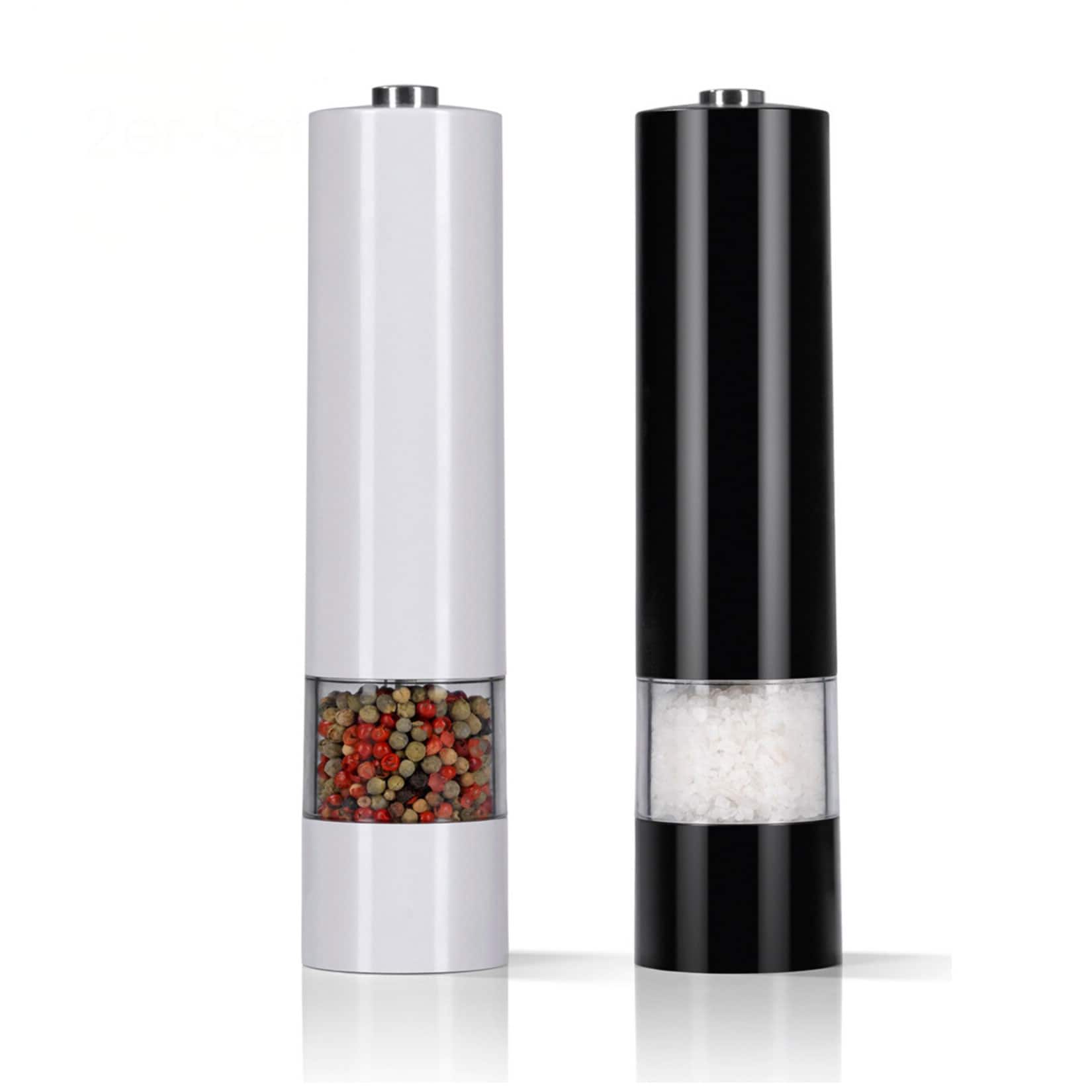 GOURMETmaxx Salz- & Pfefferm&uuml;hle 2-tlg. 6V schwarz/wei&szlig; - Bild 1