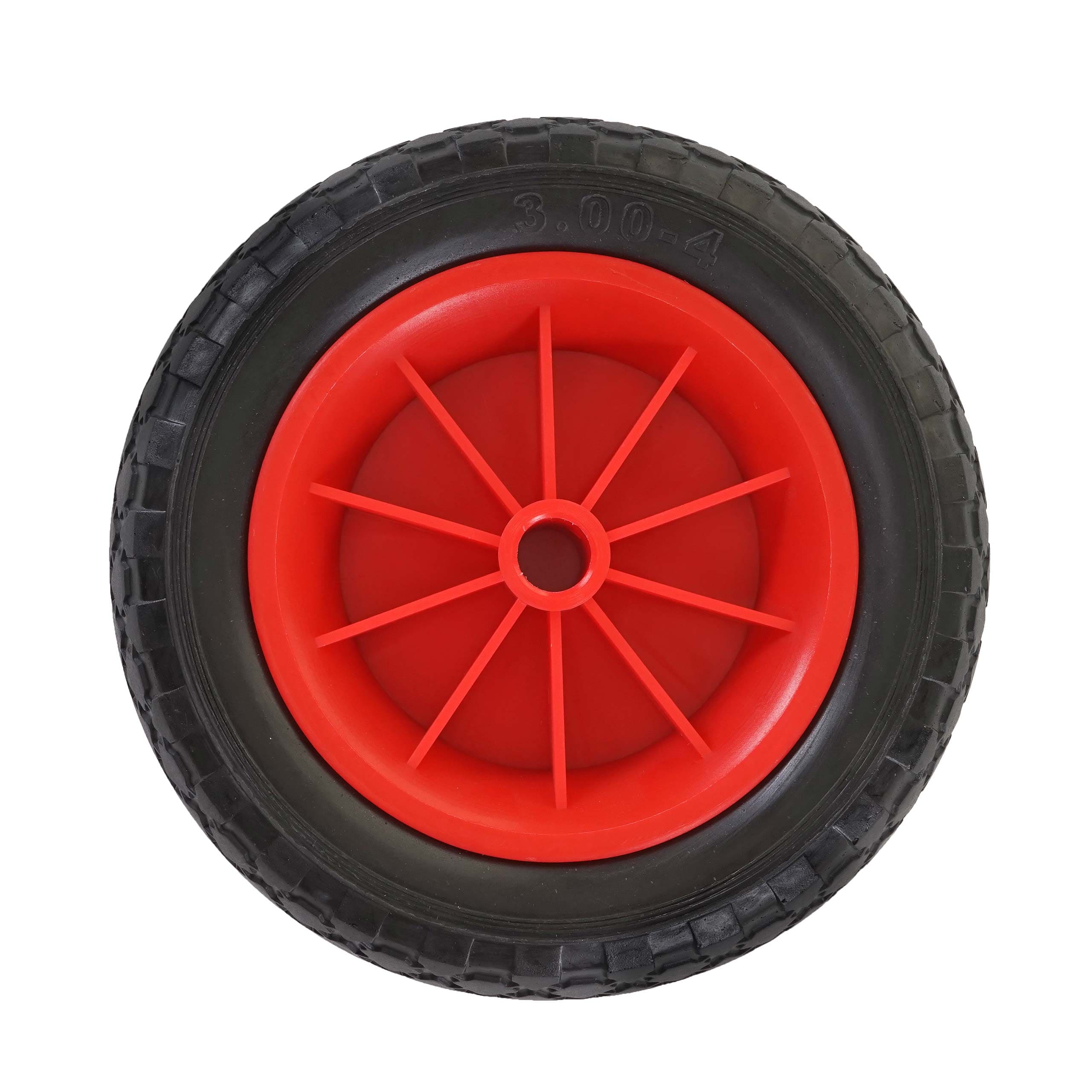 Ersatzrad f&uuml;r Bollerwagen, Reifen Sackkarrenrad, 260x80 mm PU Rad 