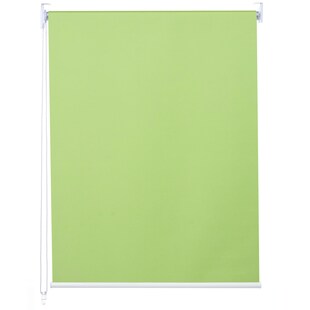 Rollo MCW-D52, Fensterrollo Seitenzugrollo Jalousie, Sonnenschutz Verdunkelung blickdicht 110x230cm ~ hellgrün 
