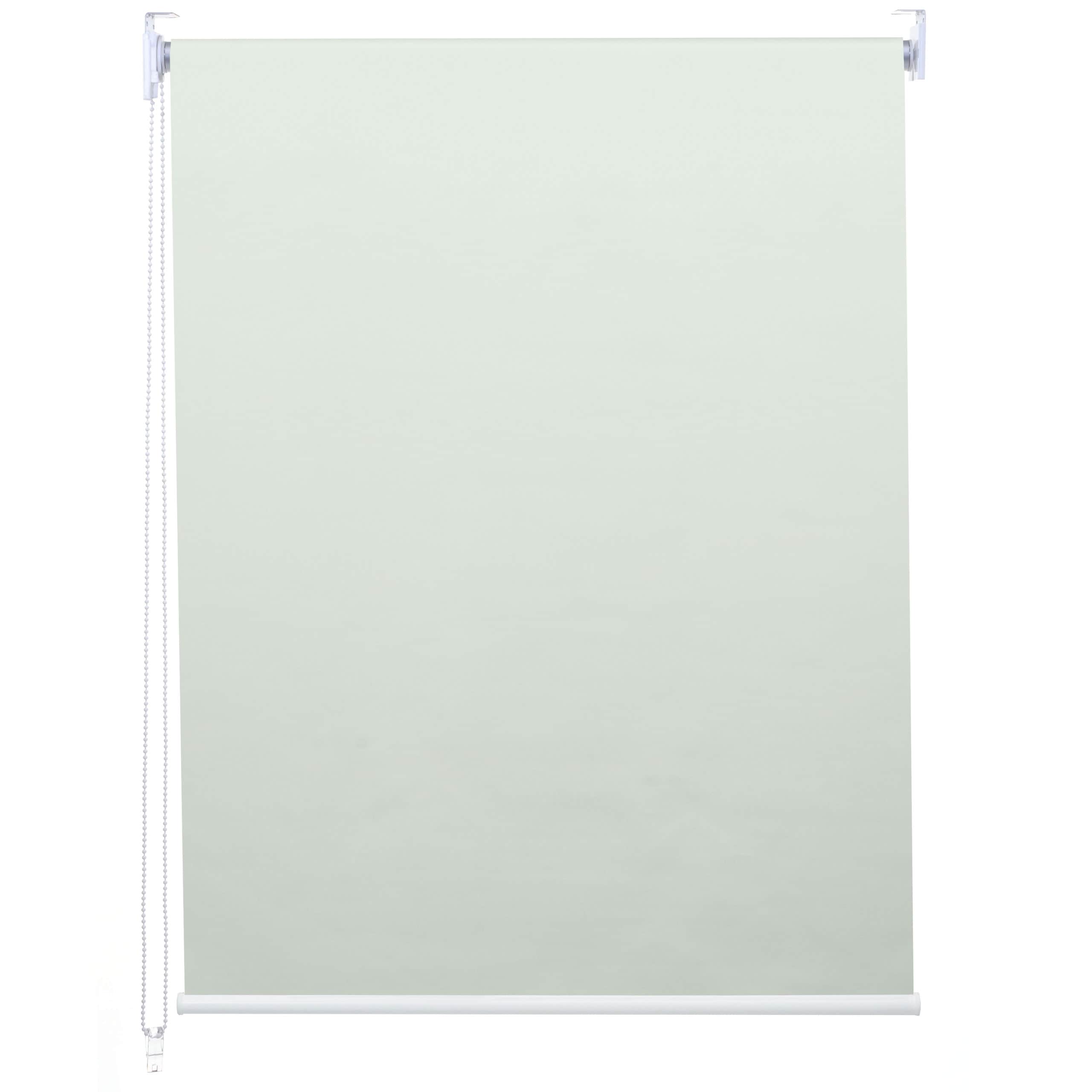 Rollo MCW-D52, Fensterrollo Seitenzugrollo Jalousie, Sonnenschutz Verdunkelung blickdicht 100x160cm ~ creme 