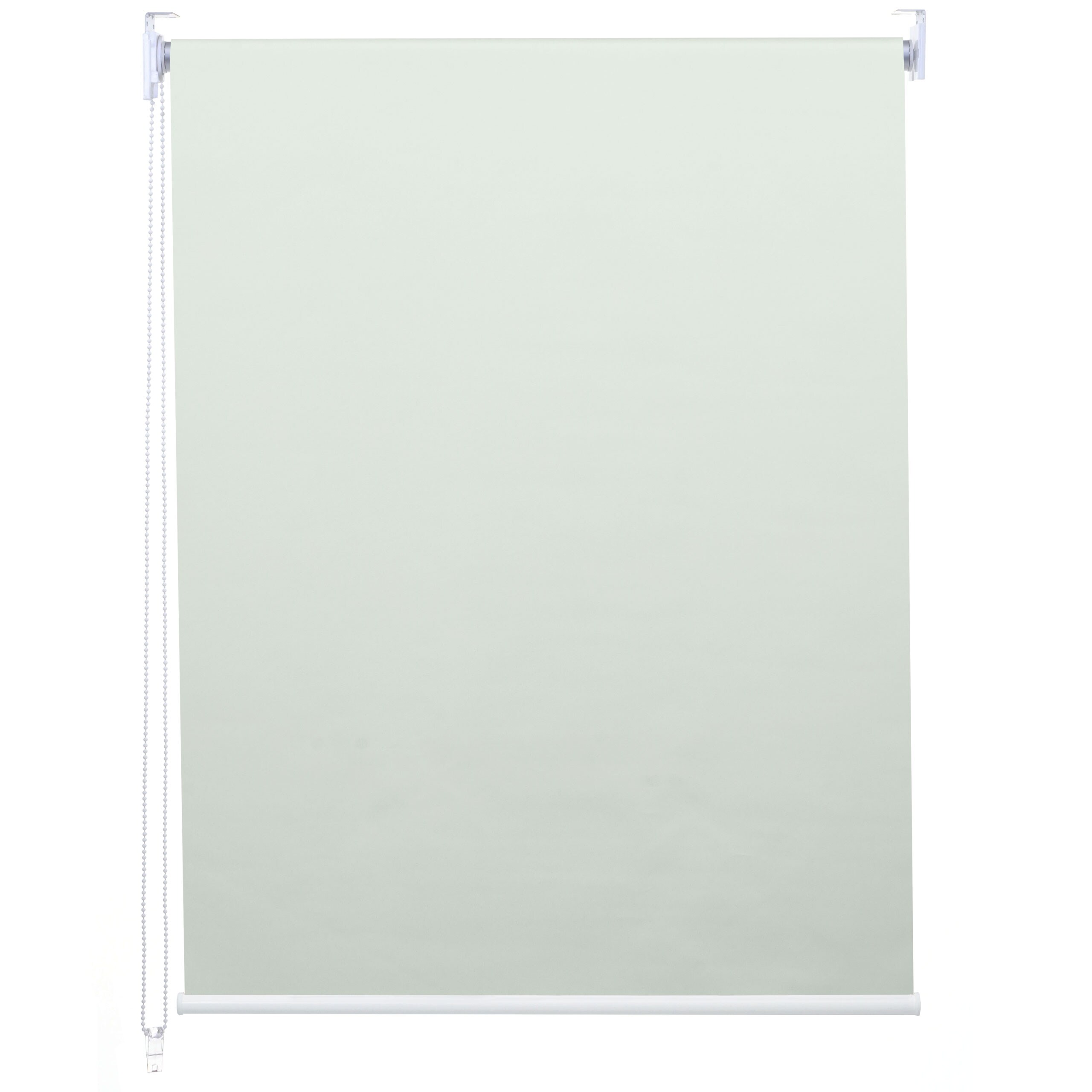 Rollo MCW-D52, Fensterrollo Seitenzugrollo Jalousie, Sonnenschutz Verdunkelung blickdicht 80x160cm ~ creme 