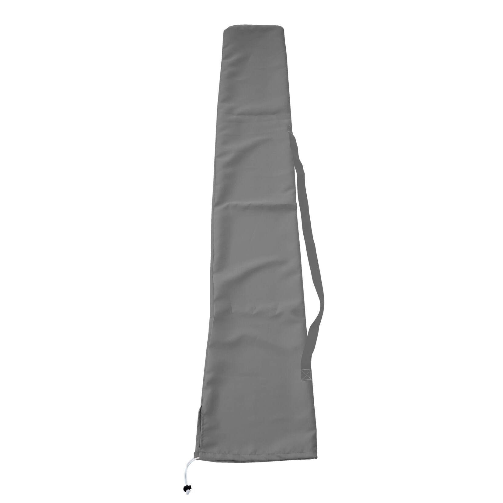 Schutzhülle für Sonnenschirm bis 3x4m, Cover Abdeckhülle inkl. Kordelzug ~ anthrazit
