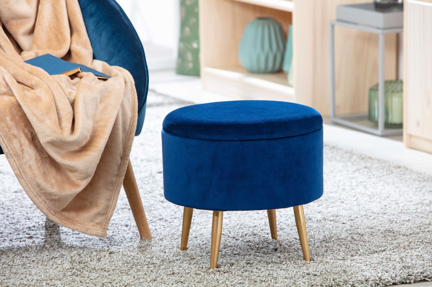 Inter Link Hocker Willandra mit Stauraum 