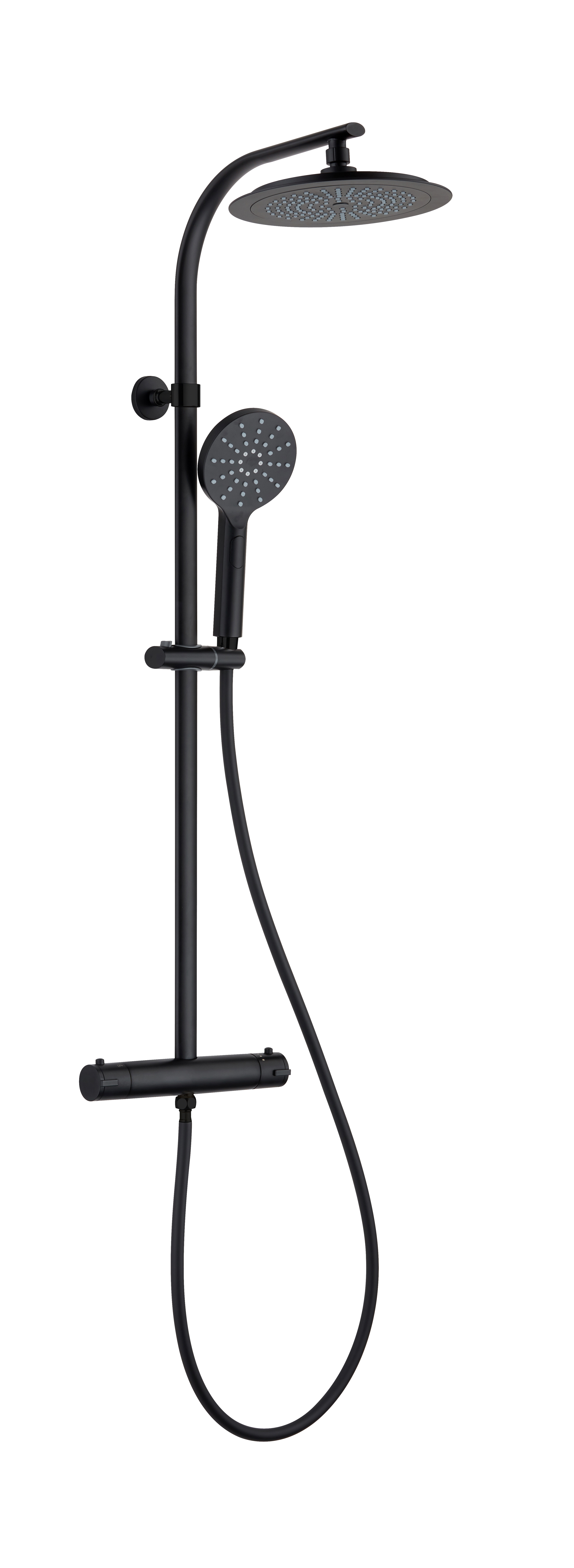 Sch&uuml;tte &Uuml;berkopf-Brauseset Madura Fresh, schwarz matt 