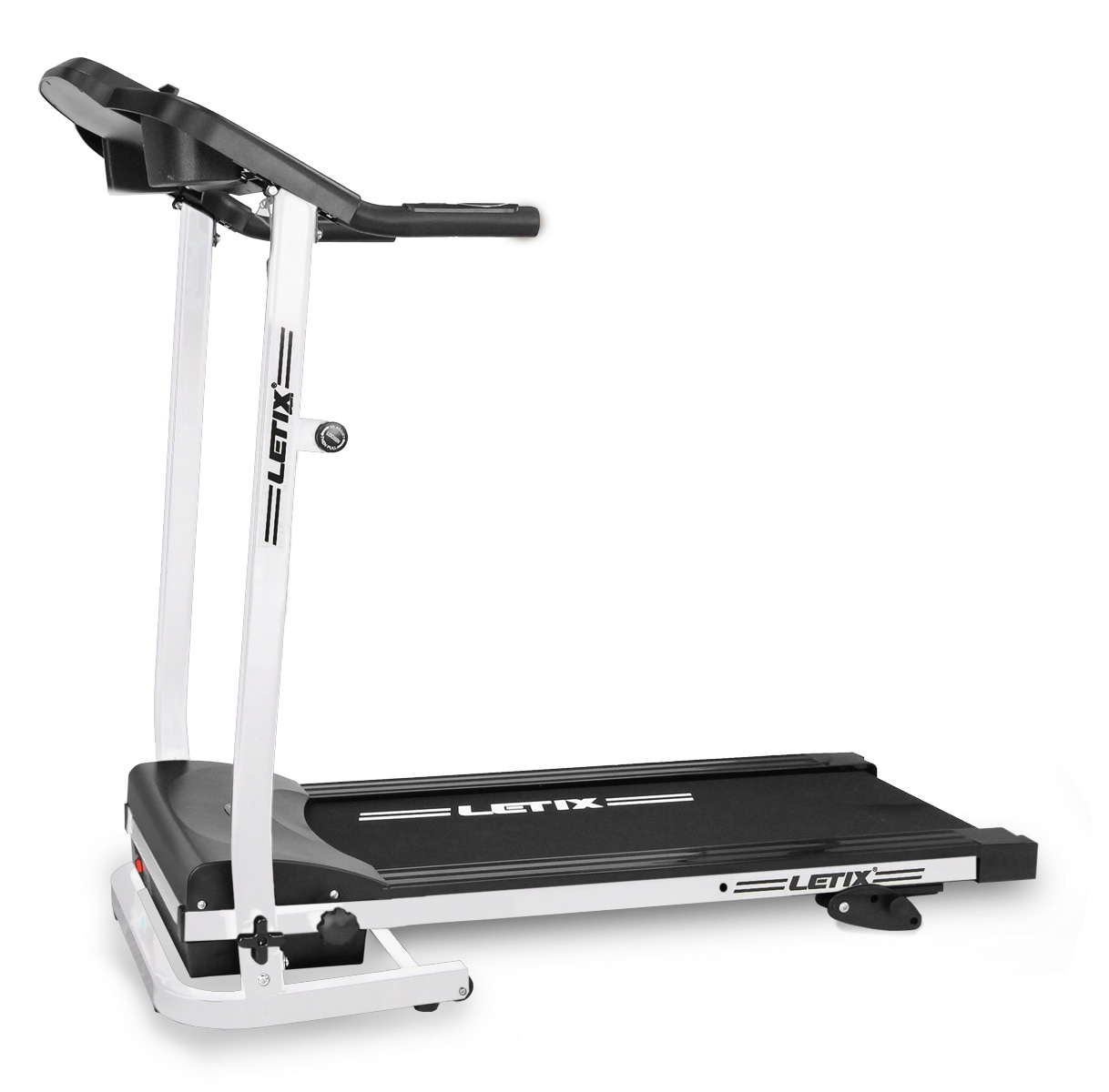 Letix Laufband - SpeedrunnerPRO mit App und Pulsgurt, wei&szlig; 