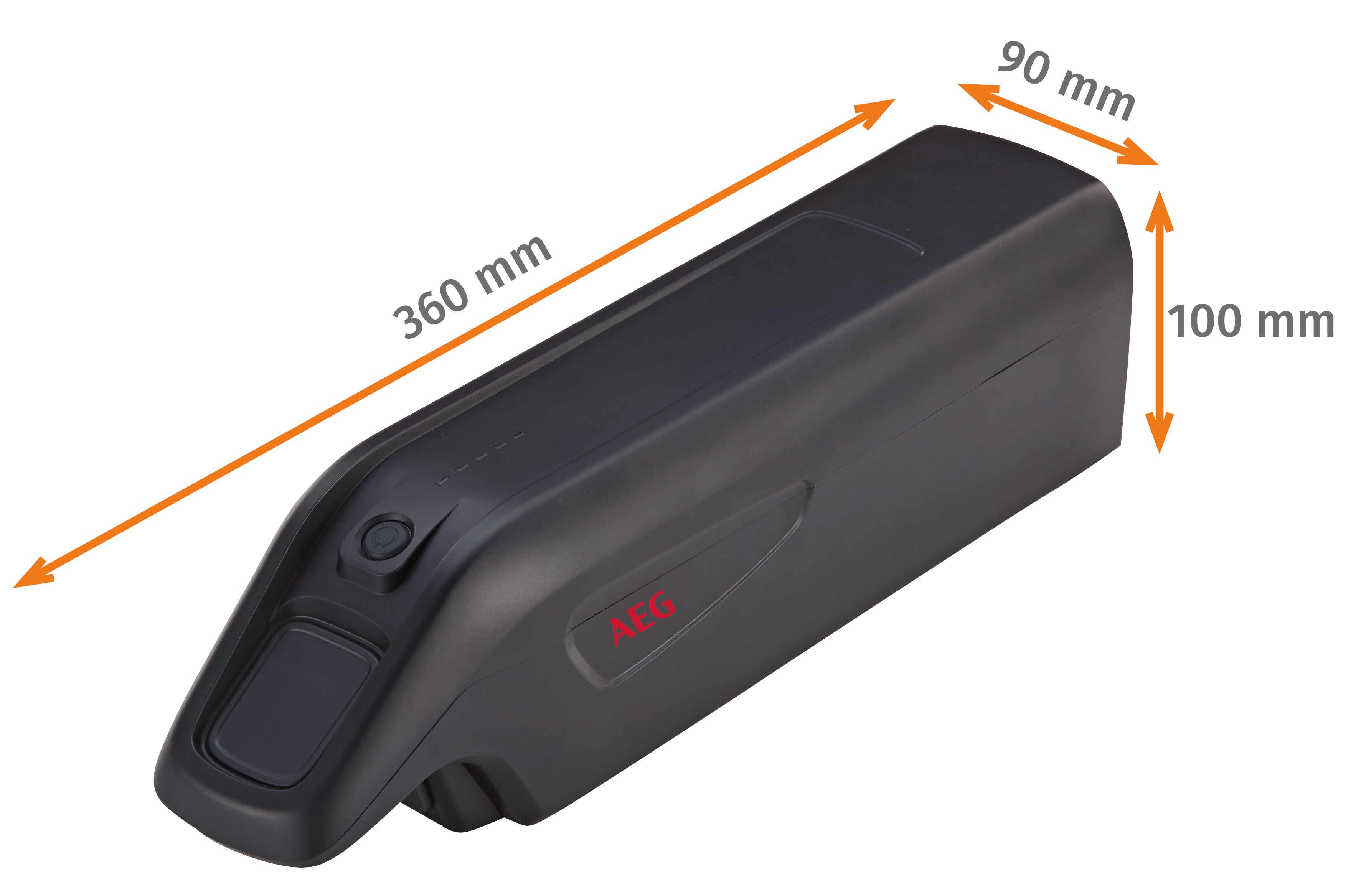 AEG Downtube Akku, Li-Ionen, 36V/17,5Ah/630Wh, CAN V2.6.2 