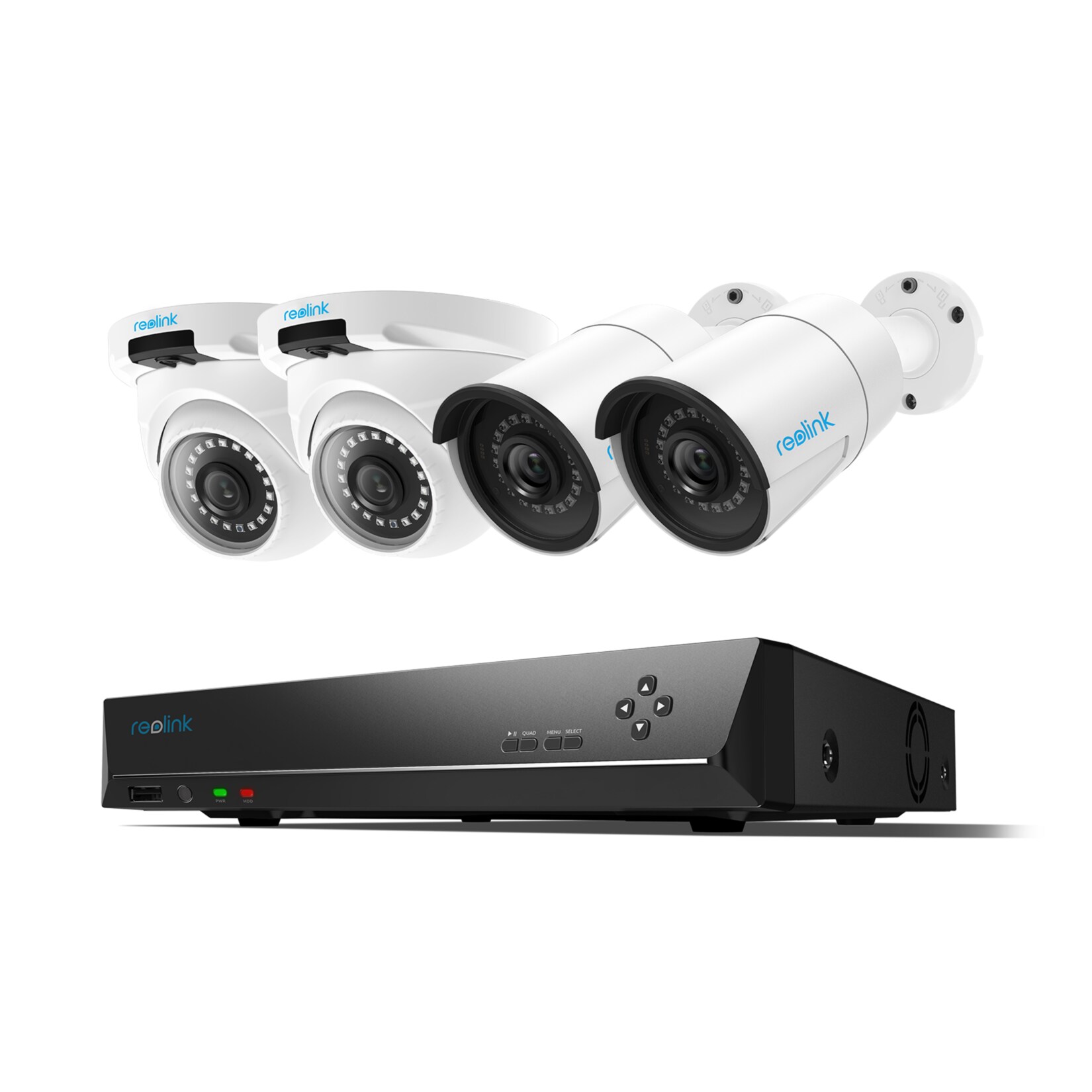 Reolink RLK8-410B2D2 8-Kanal PoE &Uuml;berwachungskamerasystem 