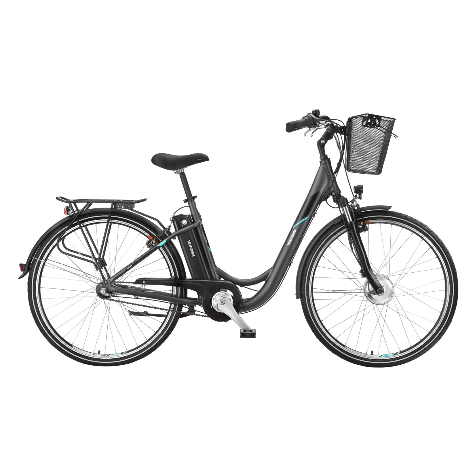 Alu City E-Bike 28" Multitalent RC830 3-Gang Nabenschaltung anthrazit
