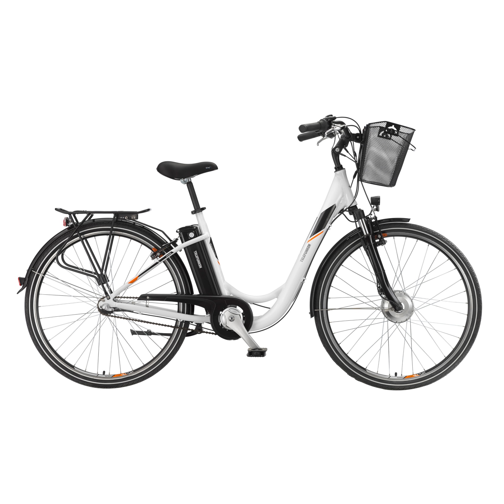 Telefunken Alu City E-Bike 28" Multitalent RC840 7-Gang Nabenschaltung reinwei&szlig; 