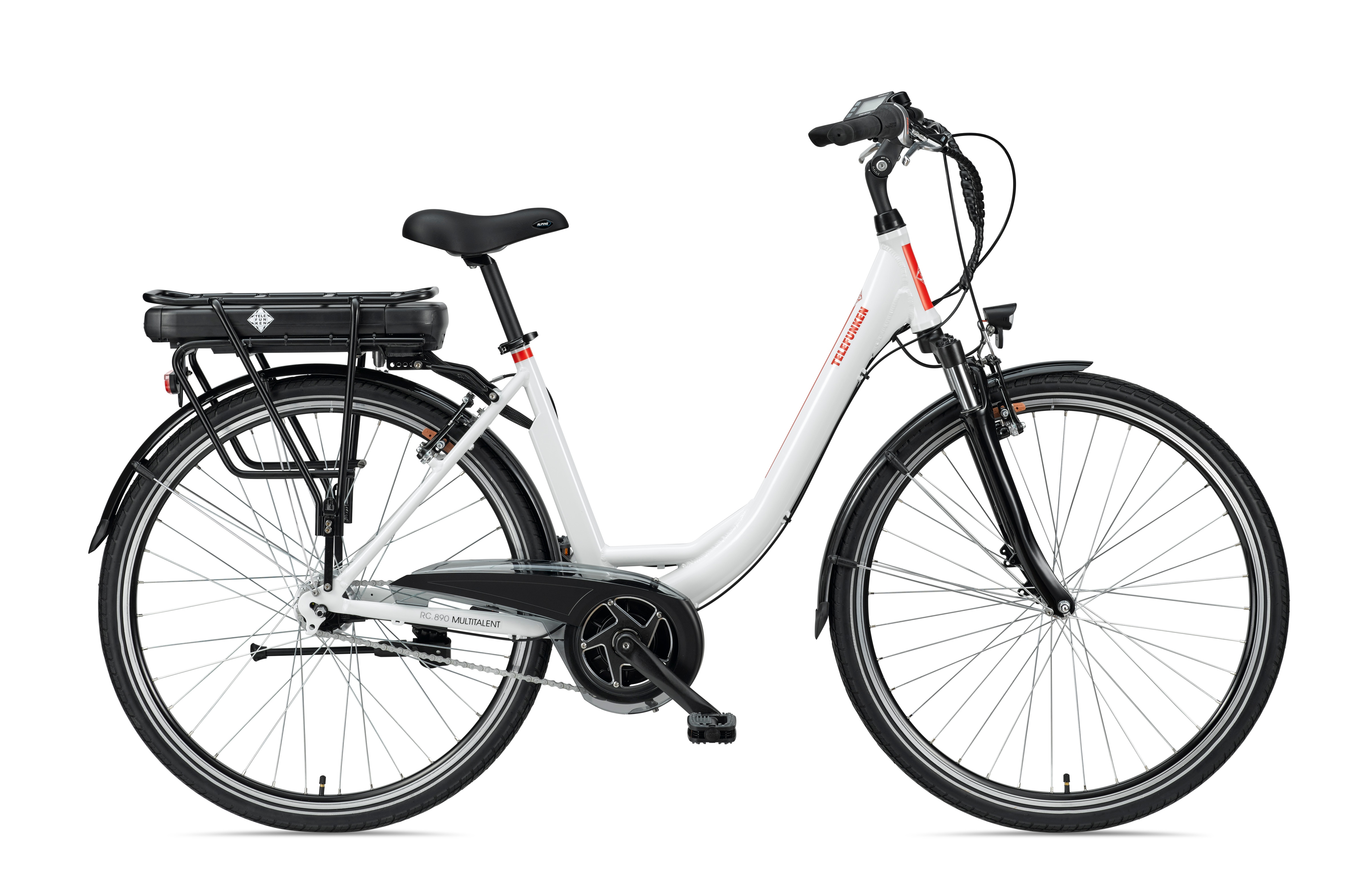 Telefunken Multitalent RC890 28" Alu City E-Bike 7-Gang Shimano Nabenschaltung 