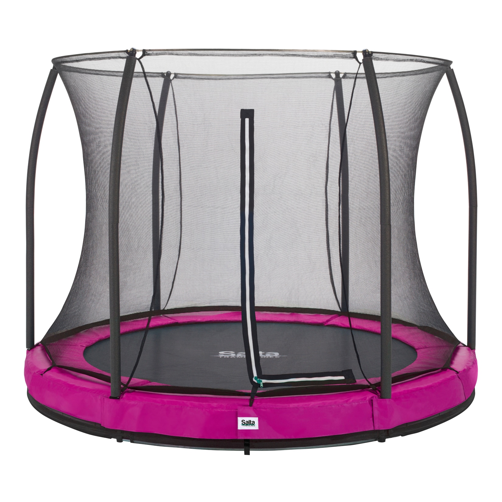 Salta Trampoline - Comfort Edition Ground - rund - &Oslash;305cm - Schutzrand Pink 