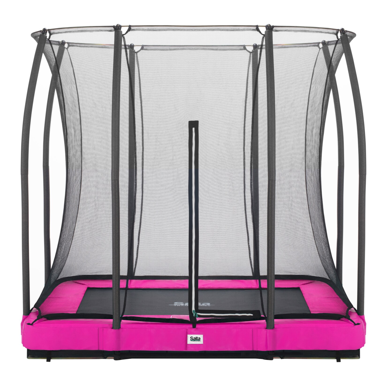 Salta Trampoline - Comfort Edition Ground- rechteckig - 214 x 153cm - Schutzrand Pink 