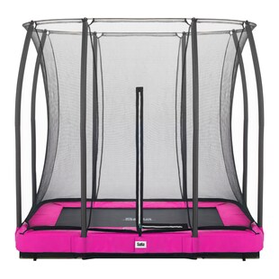 Salta Trampoline - Comfort Edition Ground- rechteckig - 214 x 153cm - Schutzrand Pink 