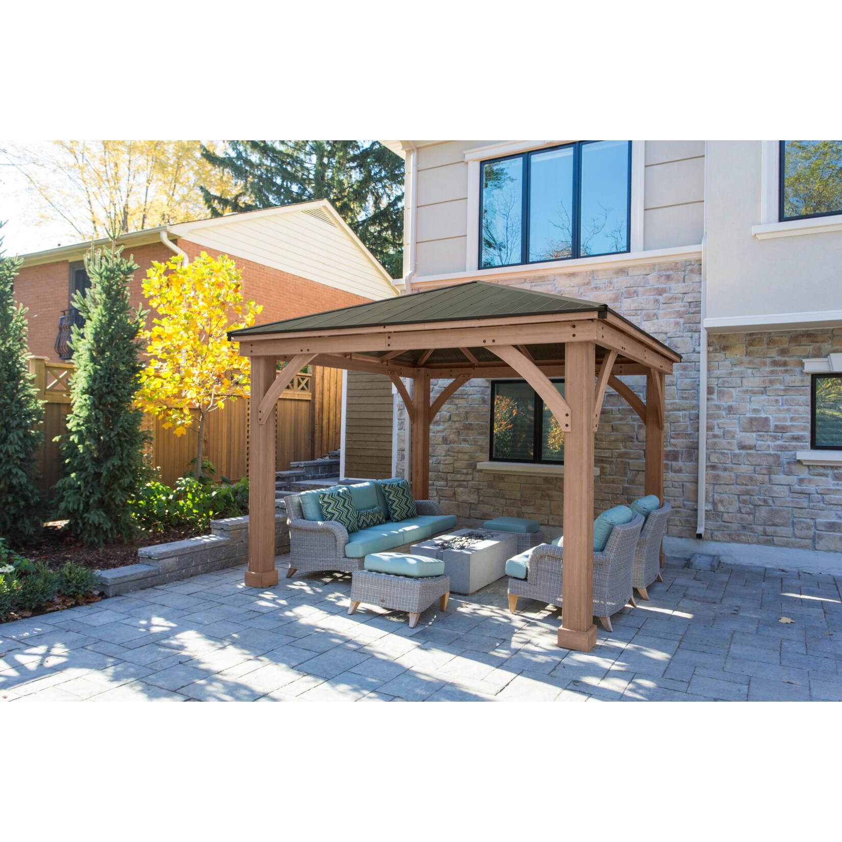 WESTMANN Holzpavillon "Devon 12x12" BxT: 366x366 cm