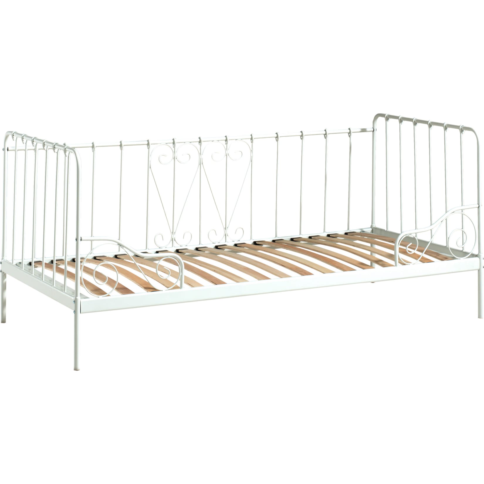 Vipack Kojen-Metallbett Alice - 90 x 200 cm, Wei&szlig; 