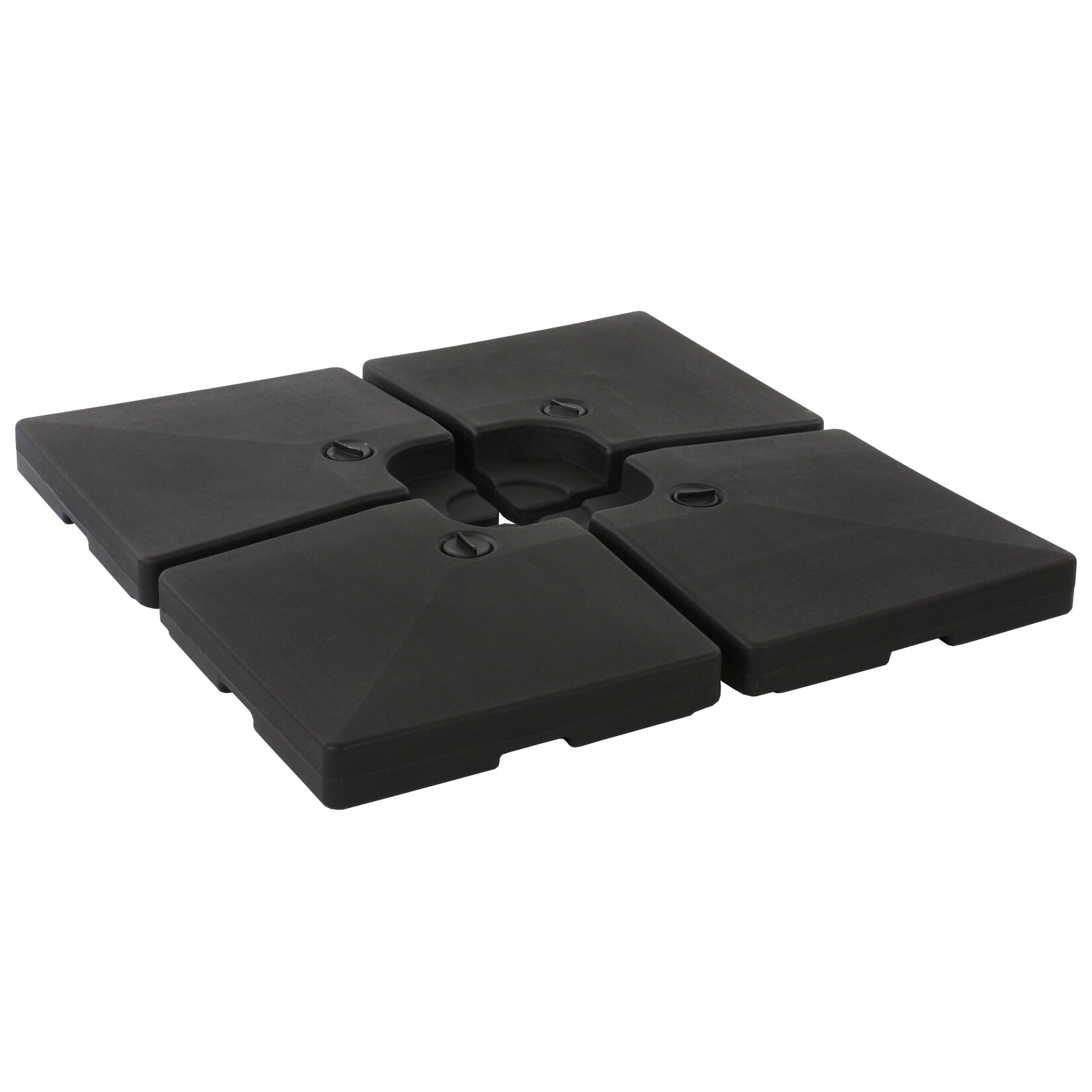 Sonnenschirmständer MCW-F79, Ampelschirmständer Marktschirmständer für Bodenkreuz, befüllbar 124kg