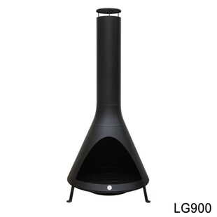 Westmann Feuerstelle inkl. Rauchablass schwarz 