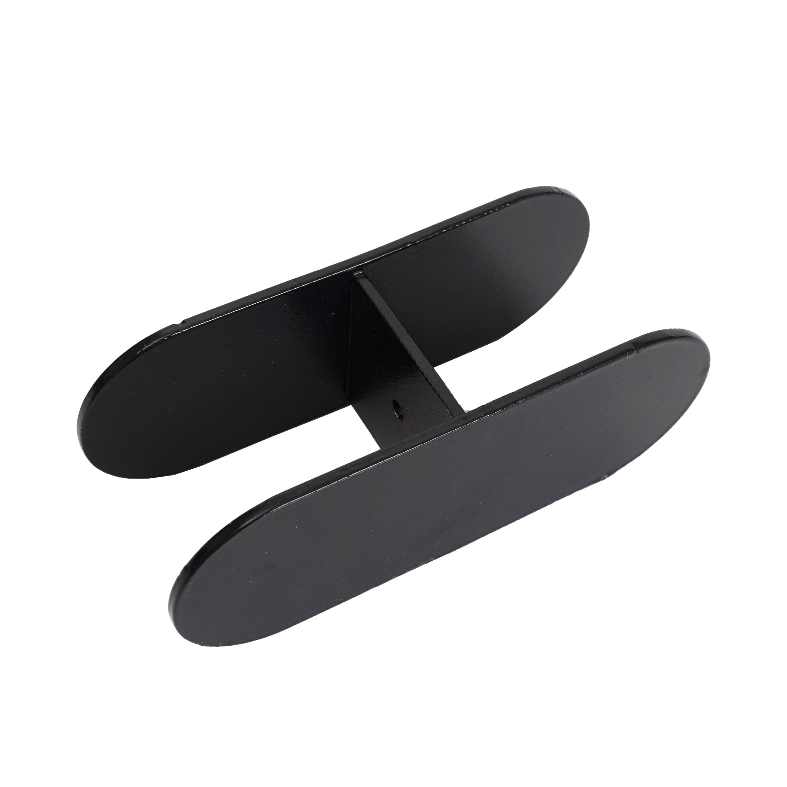 Verbindungsst&uuml;ck f&uuml;r Akustik-Trennwand MCW-G77, Klammer Raumteiler, Stecksystem Metall schwarz ~ f&uuml;r 2 W&auml;nde 