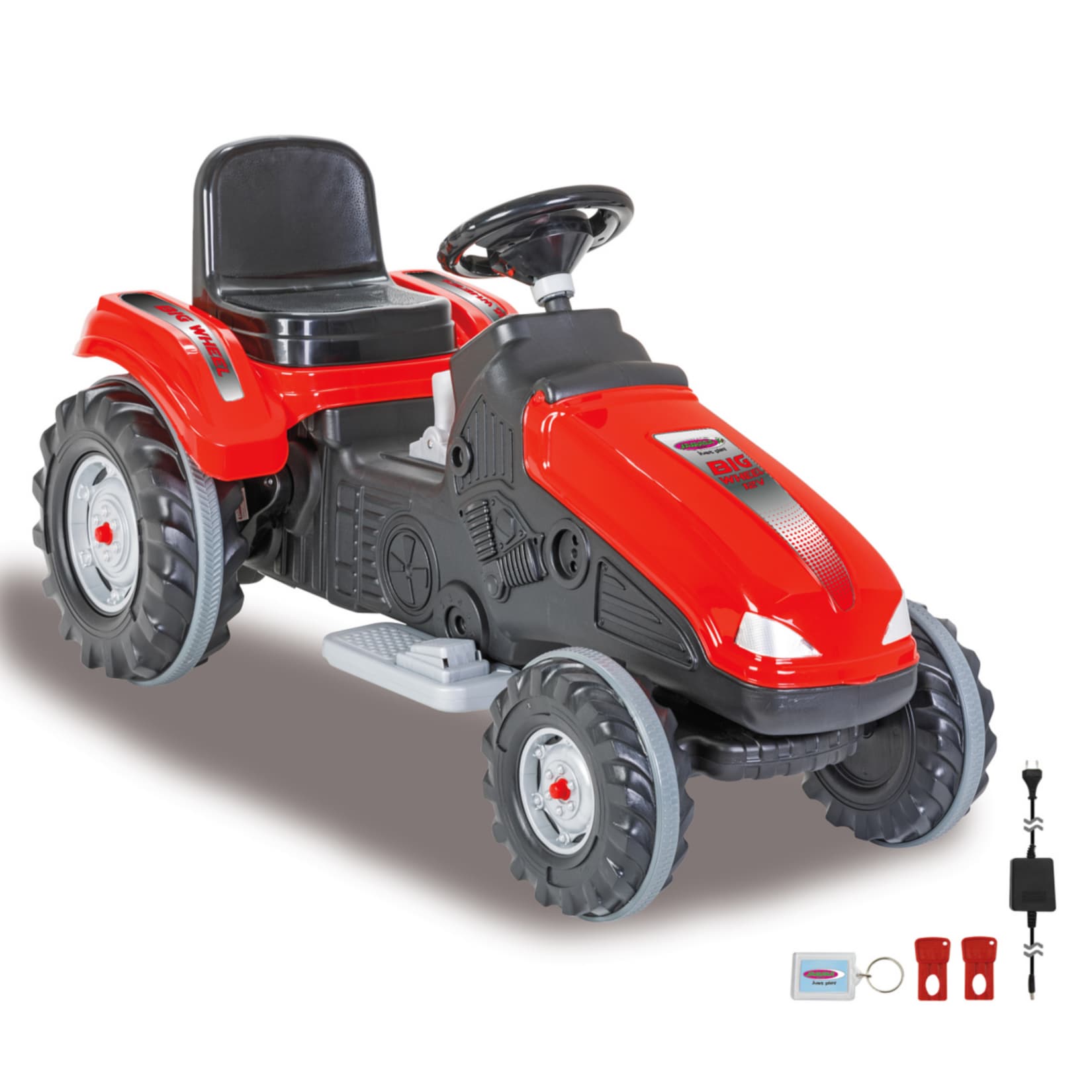 Ride-on Traktor Big Wheel 12V rot 