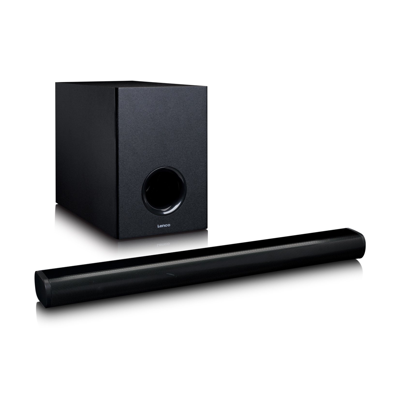 Lenco SBW-800BK Bluetooth-Soundbar mit kabellosem Subwoofer 