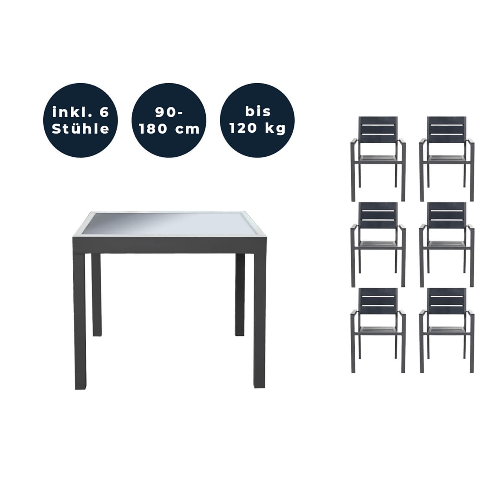 HOME DELUXE Sitzgruppe VERANO MADERA  -versch. Ausf&uuml;hrungen 