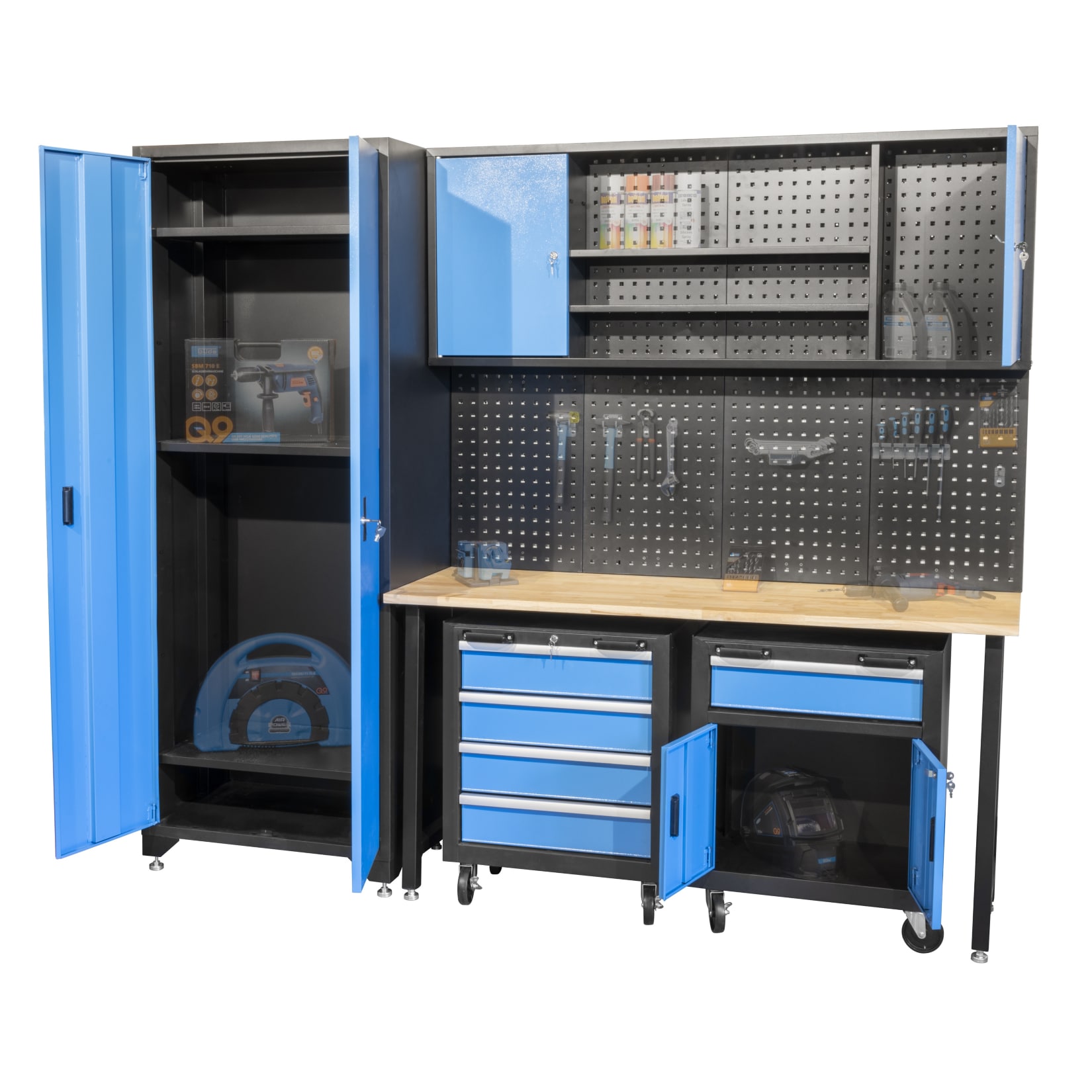 Werkstatteinrichtungs-Set GWS 6-tlg. 