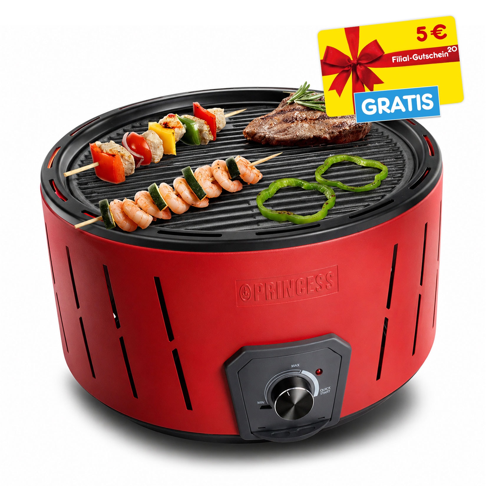 Princess Holzkohlegrill Albufeira +5 &euro; Filial-Gutschein - Bild 1