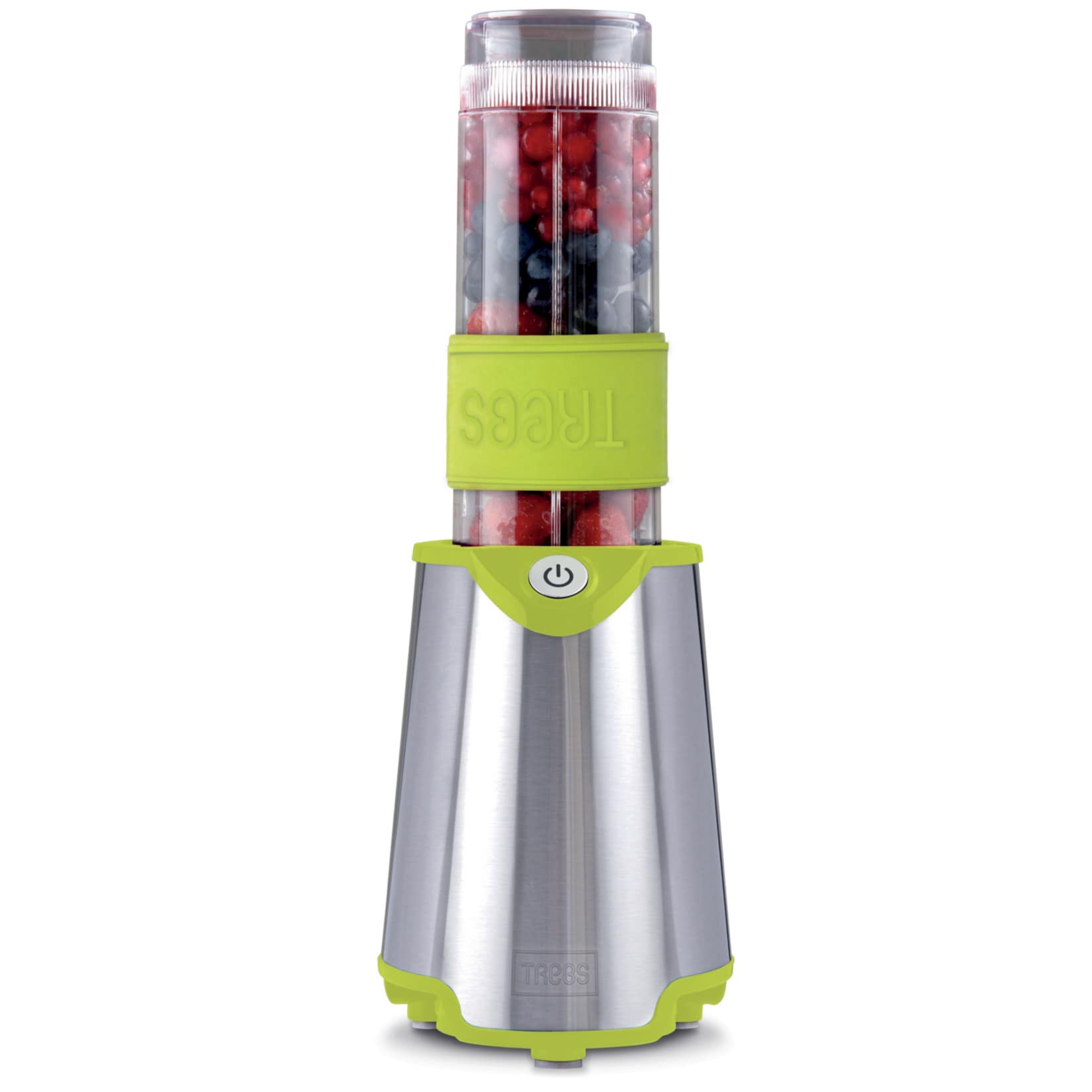 Trebs 99331 - Smoothie Maker mit 2 Trinkbechern - Edelstahl - 300 Watt 