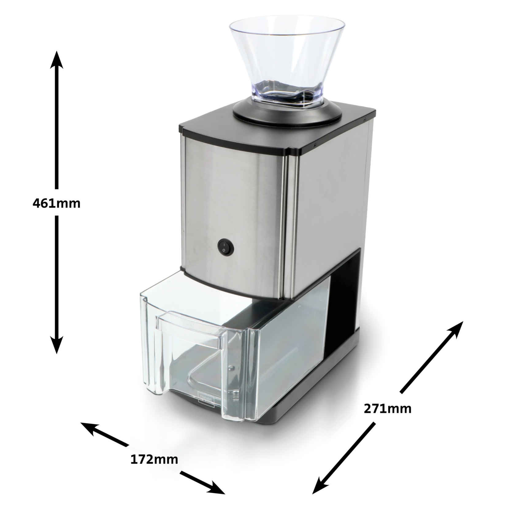 Trebs 21114 - Edelstahl Eiscrusher - 3 kg Fassungsverm&ouml;gen 