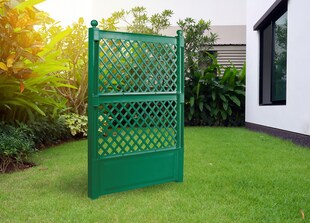 Spalier 100 cm mit Erdspieß, grün 