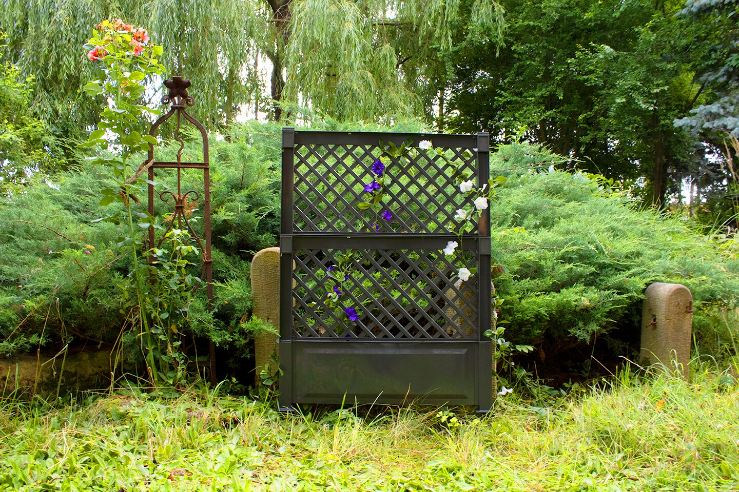KHW Spalier mit Erdspießen, BxTxH: 100x6x140 cm