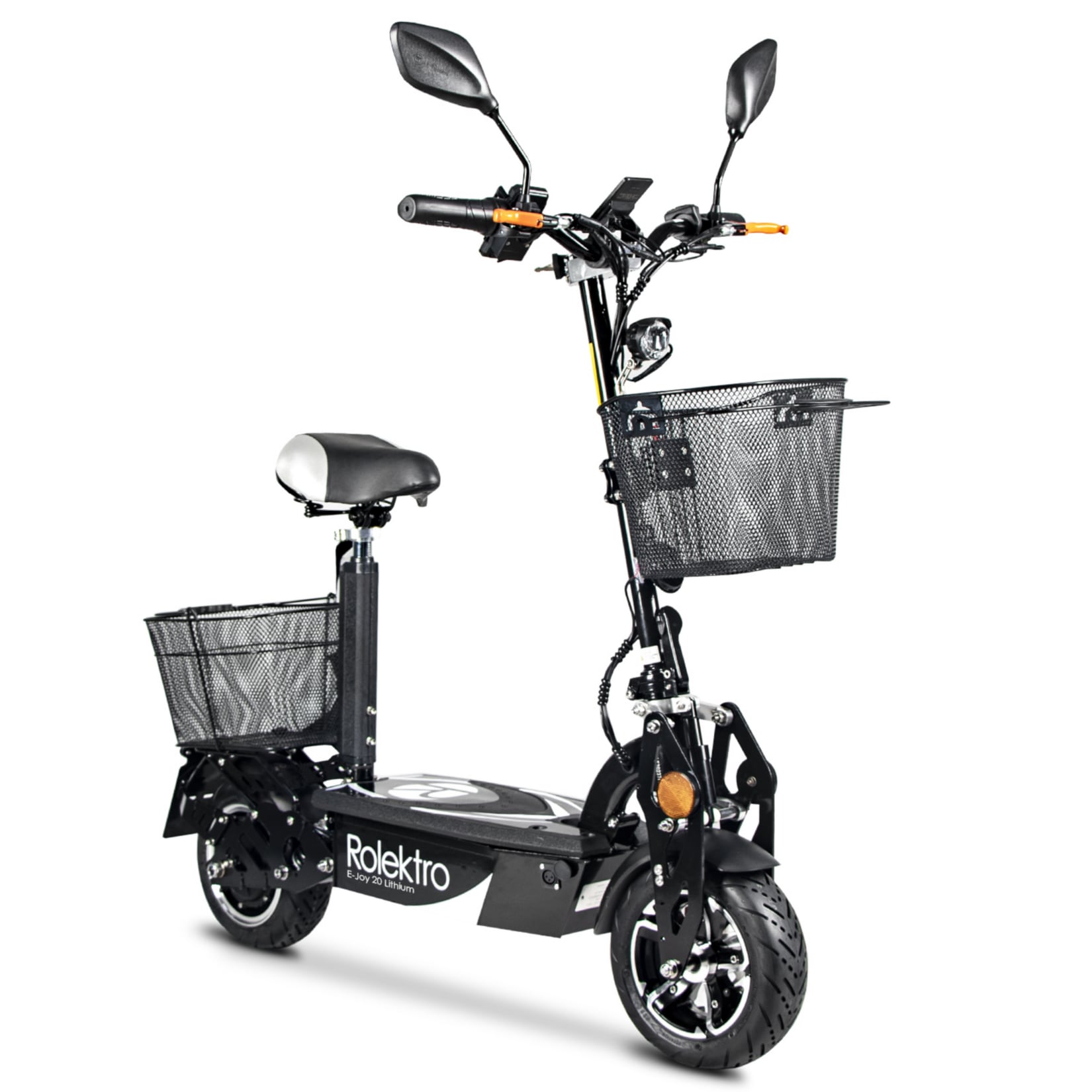 Rolektro, E-Joy Elektro-Scooter 20 Lithium, Schwarz, 36V-20AH Akku, 500 Watt 