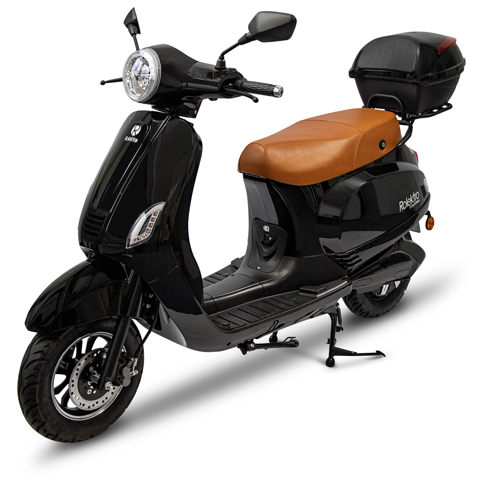 , Retro 45 E-Roller, Lithium, V.2021, Schwarz, 60V-27,5Ah Akku, 2000 Watt
