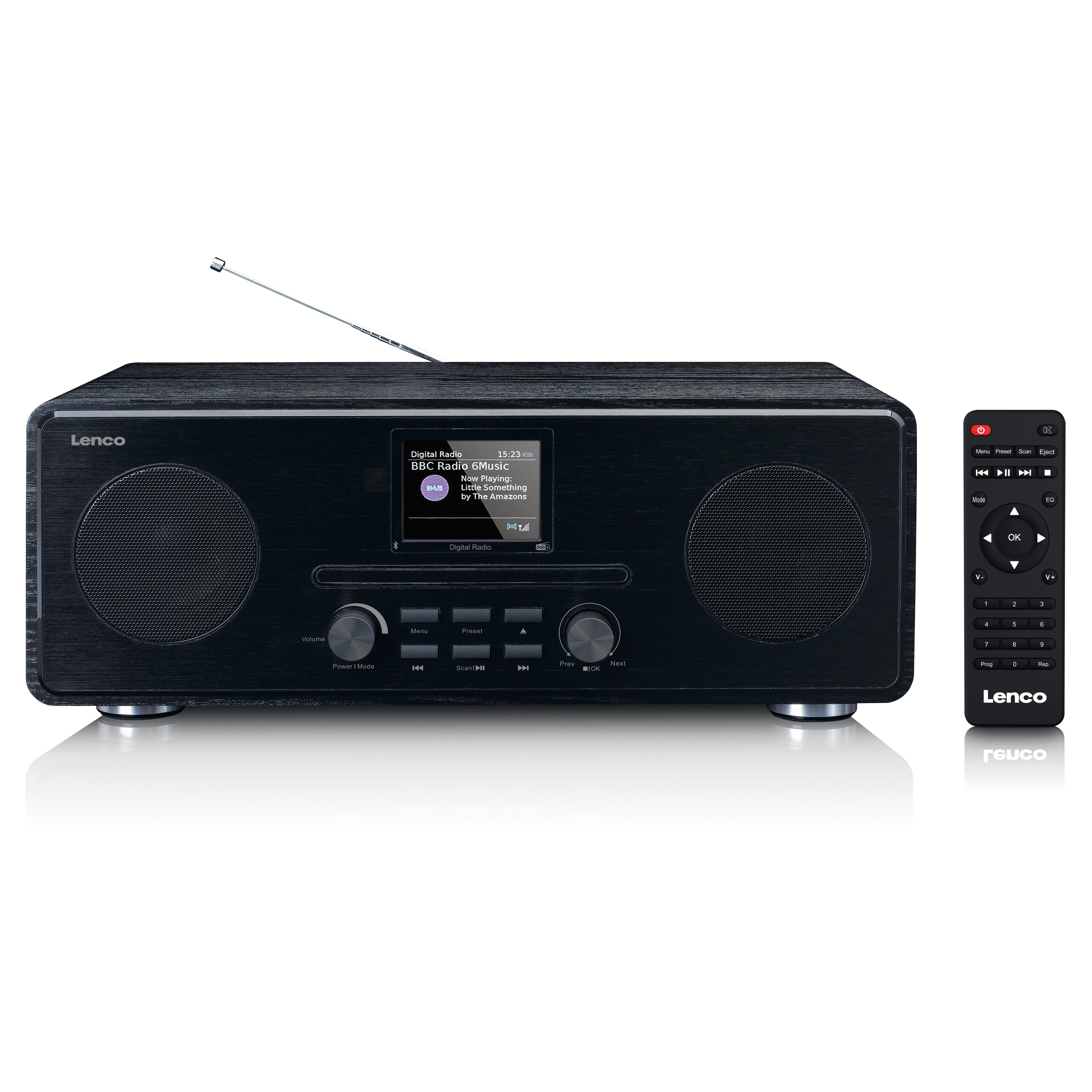 Lenco Stereo DAB+ Radio DAR-061 mit FM, CD-Player und Bluetooth 