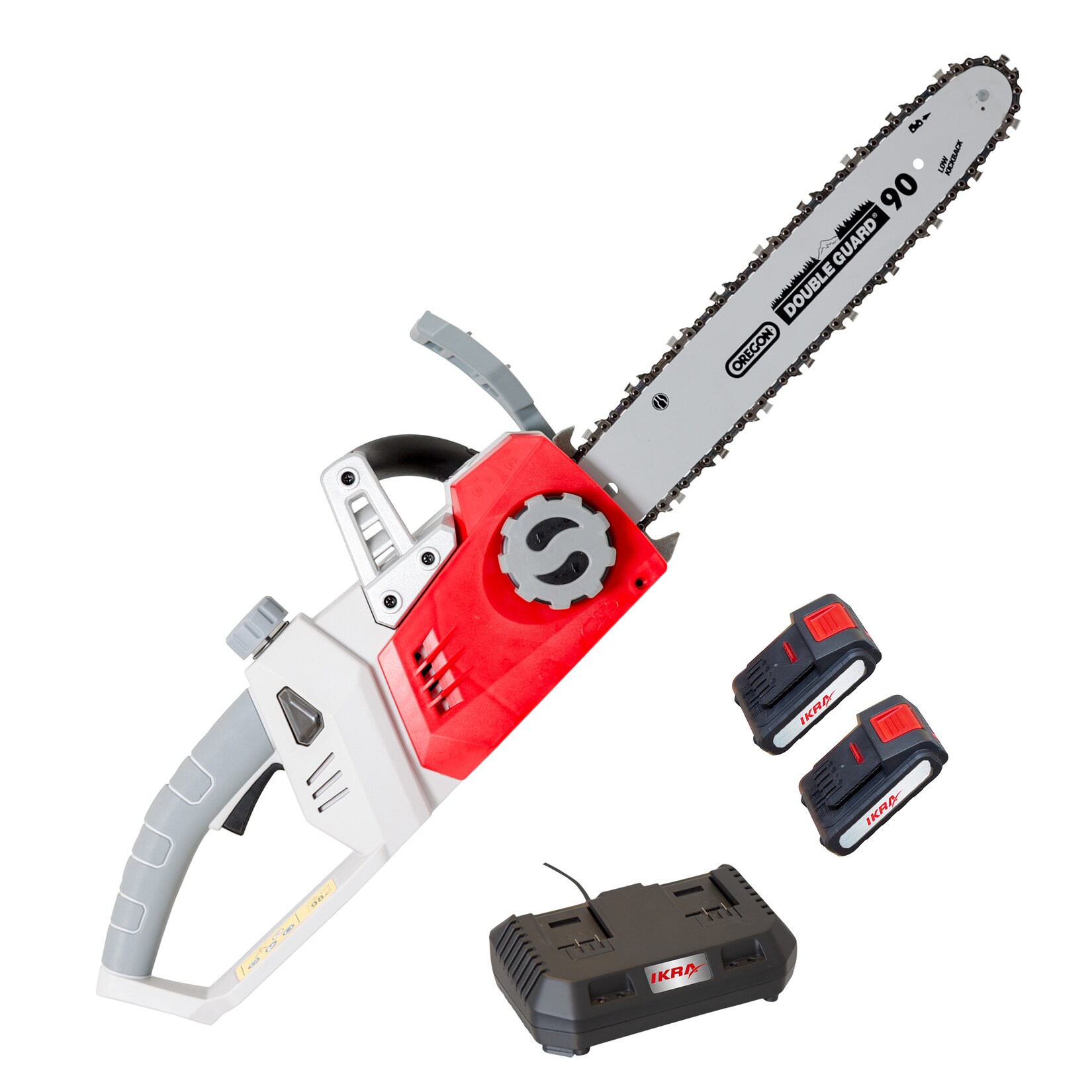 Akku-Kettensäge ICC 2/2035 (2 x 20 V / 2,0 Ah) + Doppelschnelllader