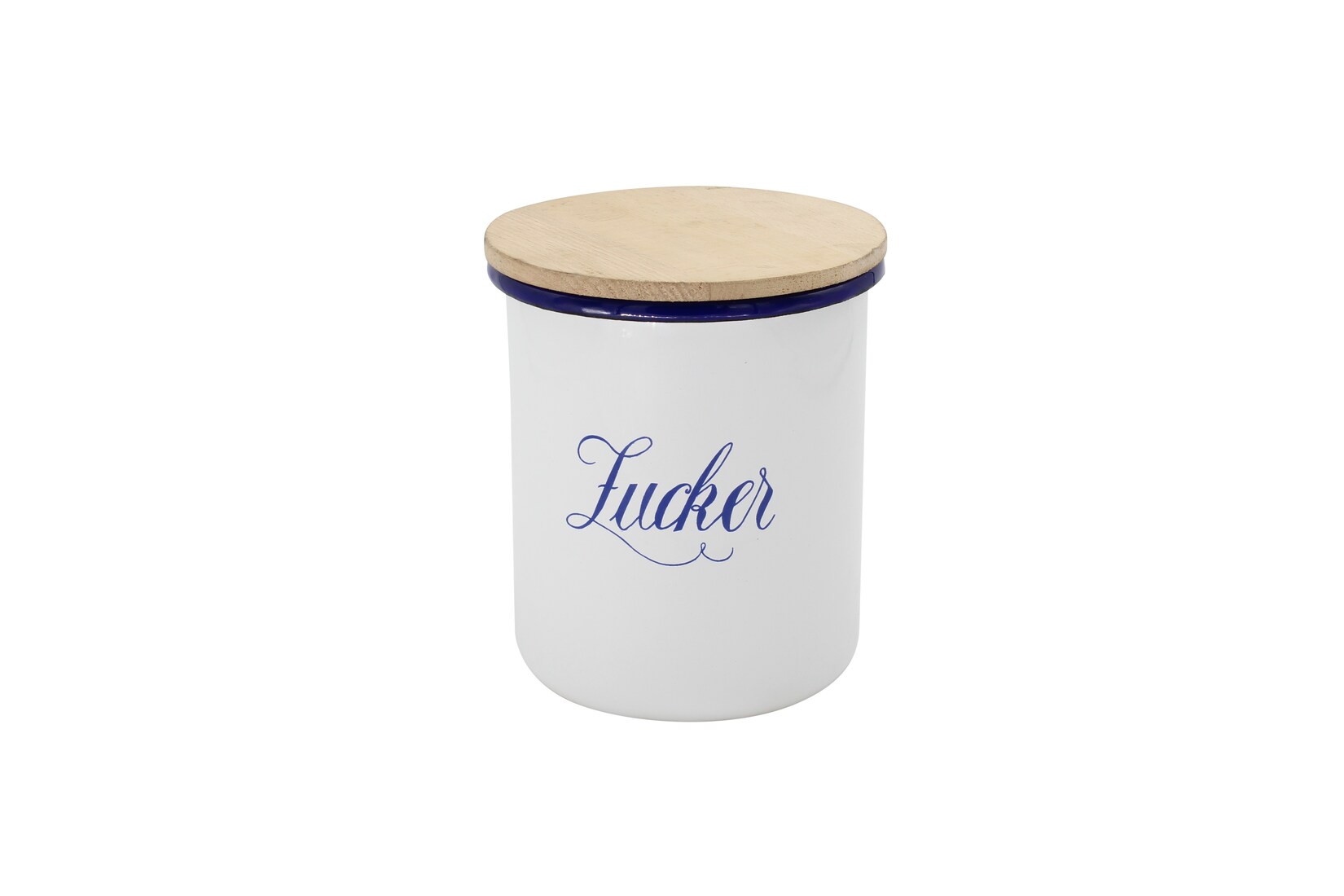 Dose "Zucker" Serie HUSUM emailliert, 1,6 Liter