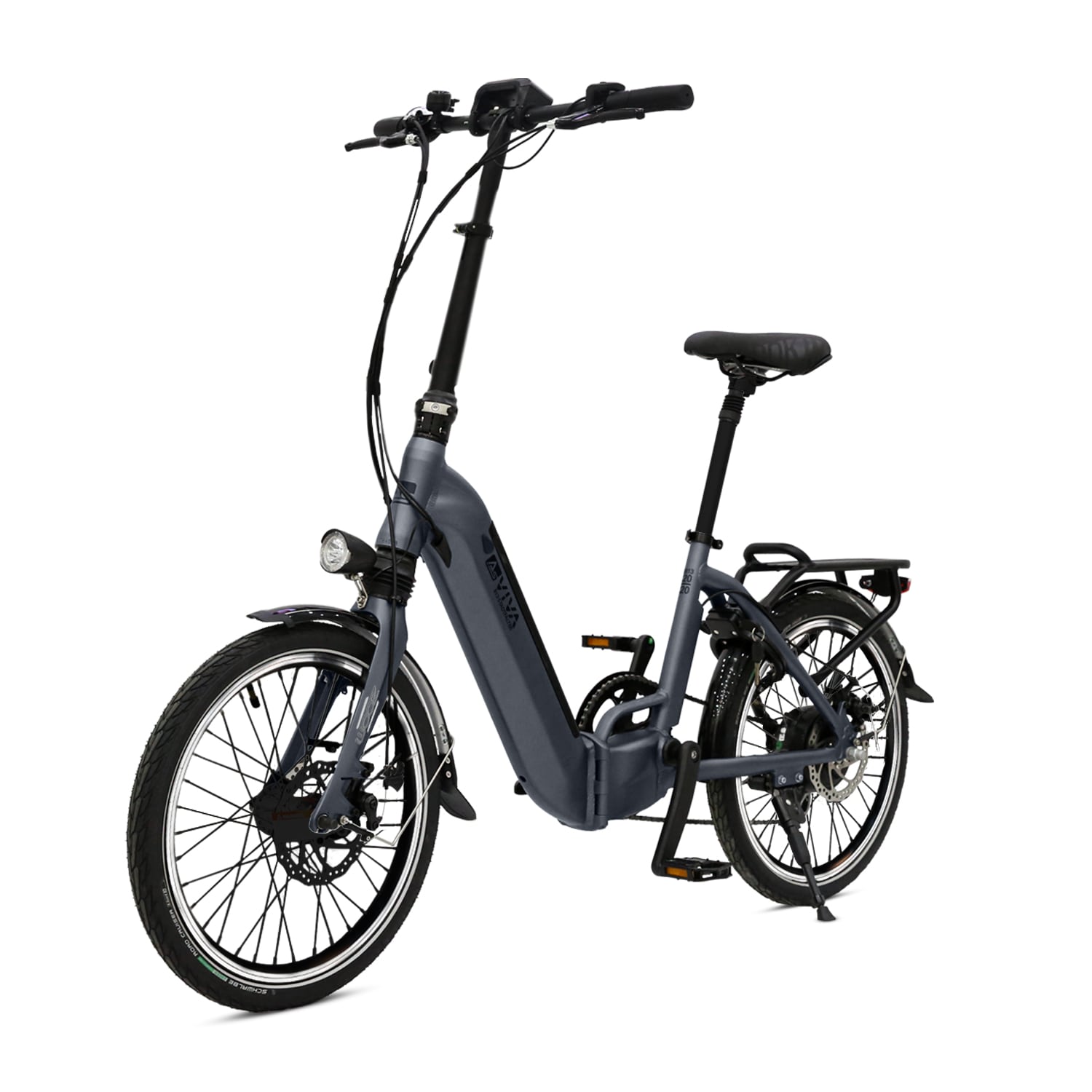 AsViva B13 Stadtfalter 20" Elektroklapprad 36V 14,0Ah, grau 