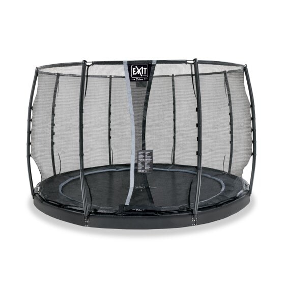 EXIT Dynamic Groundlevel &oslash;366cm + Sicherheitsnetz Deluxe &ndash; Schwarz 