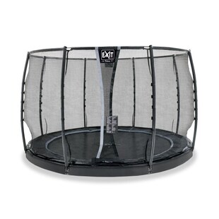 EXIT Dynamic Groundlevel ø366cm + Sicherheitsnetz Deluxe – Schwarz 