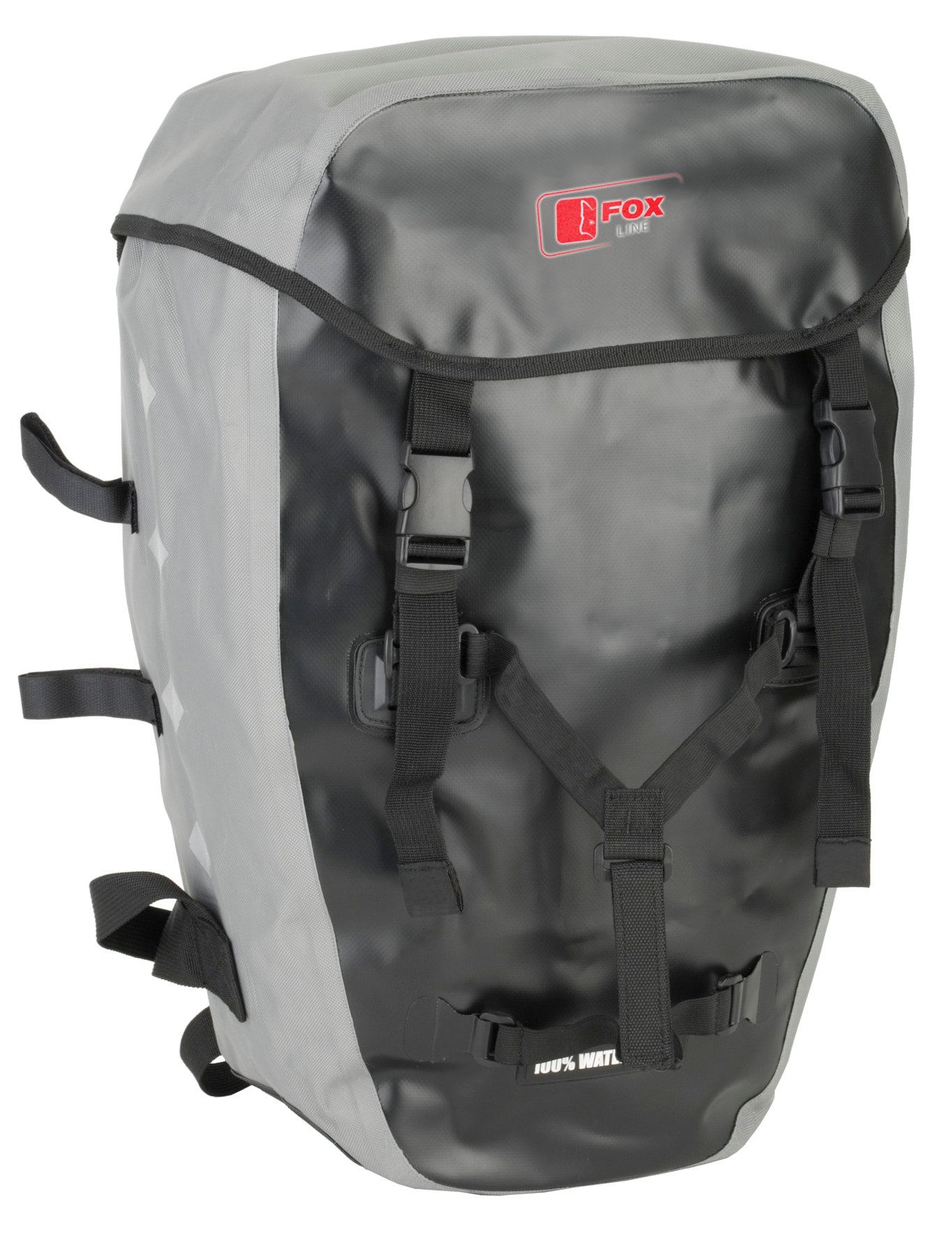 Fox Line Rucksack, schwarz / grau 