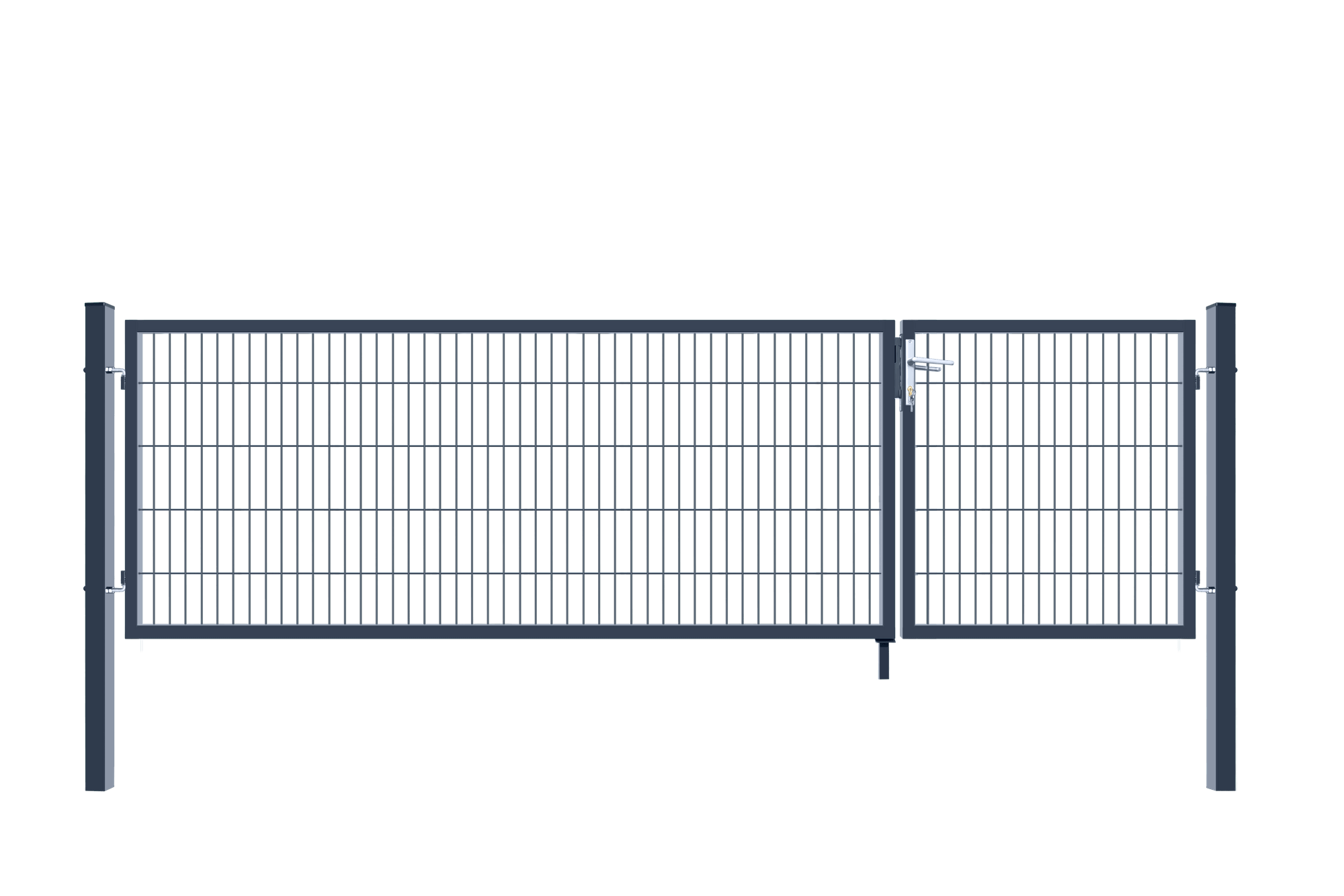 HOME DELUXE Doppelfl&uuml;gel Gartentor ADITUS anthrazit 180 x 350 cm 